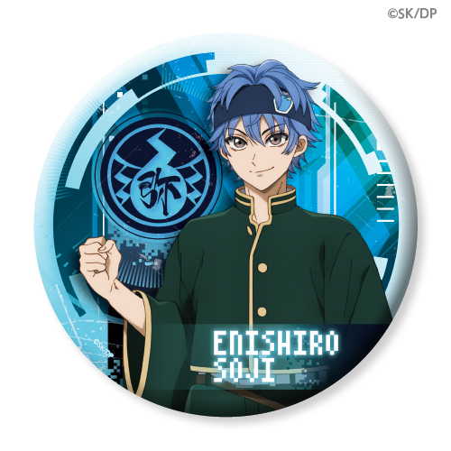 立てかけて飾れる、直径約15cmの大きな缶バッジです♪